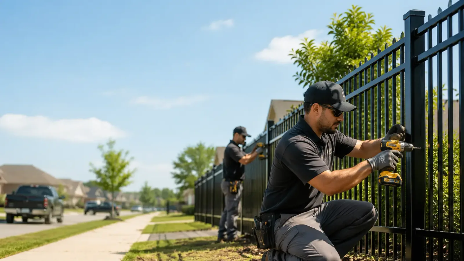 Metal Fence Installation in Martinsville, OH